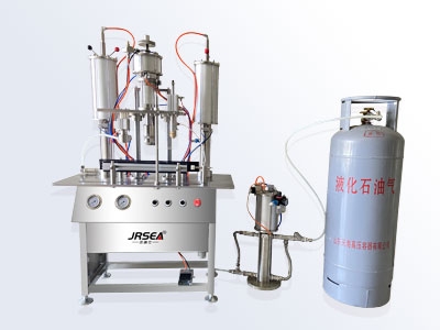 三合一半自動氣霧劑灌裝機